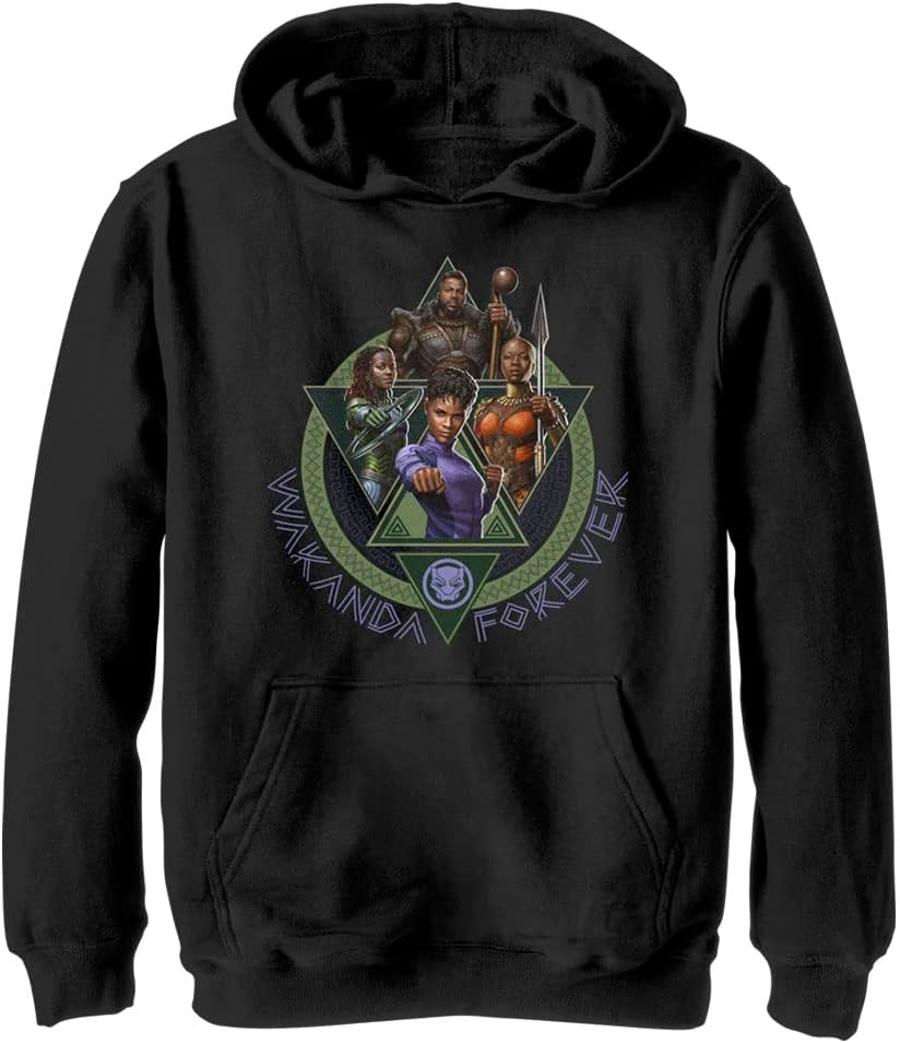 Marvel Boys' Wakanda Forever Squad Hoodie